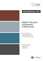Télécharger le livre :  (Dübel-) Versuche am Bauwerk in Mauerwerk