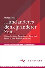 Télécharger le livre :  „… und anderes denk in anderer Zeit …“