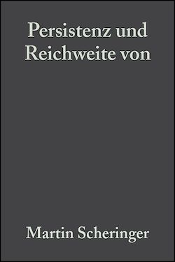 Télécharger le livre :  Persistenz und Reichweite von Umweltchemikalien