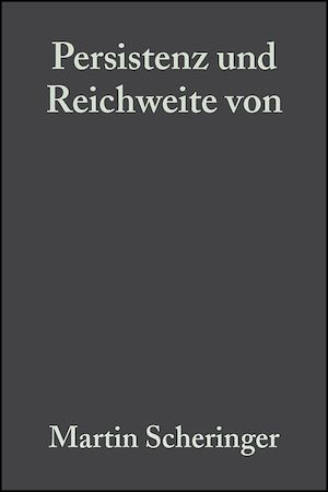 Téléchargez le livre :  Persistenz und Reichweite von Umweltchemikalien