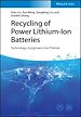Télécharger le livre :  Recycling of Power Lithium-Ion Batteries