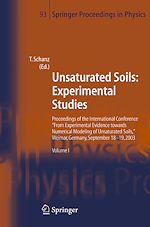 Télécharger le livre :  Unsaturated Soils: Experimental Studies