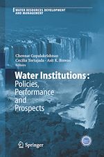 Télécharger le livre :  Water Institutions: Policies, Performance and Prospects
