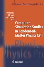 Télécharger le livre :  Computer Simulation Studies in Condensed-Matter Physics XVII