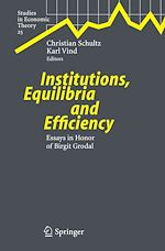 Télécharger le livre :  Institutions, Equilibria and Efficiency