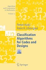 Télécharger le livre :  Classification Algorithms for Codes and Designs