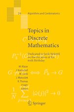 Télécharger le livre :  Topics in Discrete Mathematics