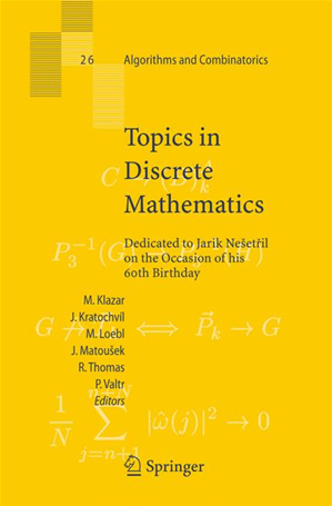 Téléchargez le livre :  Topics in Discrete Mathematics