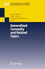 Télécharger le livre :  Generalized Convexity and Related Topics