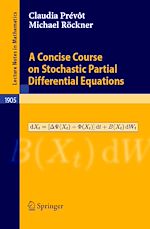Télécharger le livre :  A Concise Course on Stochastic Partial Differential Equations