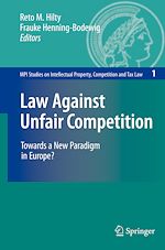 Télécharger le livre :  Law Against Unfair Competition