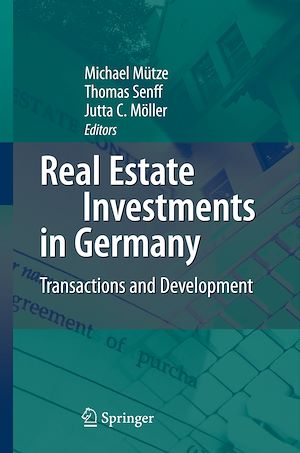 Téléchargez le livre :  Real Estate Investments in Germany