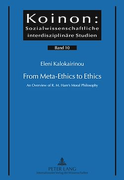 Télécharger le livre :  From Meta-Ethics to Ethics