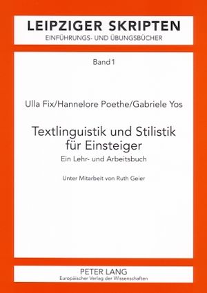 Téléchargez le livre :  Textlinguistik und Stilistik fuer Einsteiger