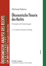 Télécharger le livre :  Oekonomische Theorie des Rechts