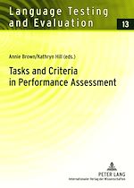 Télécharger le livre :  Tasks and Criteria in Performance Assessment