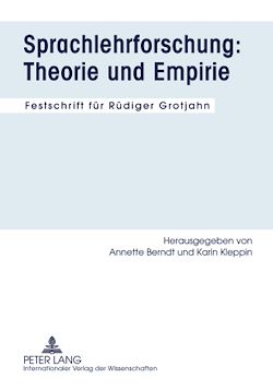 Télécharger le livre :  Sprachlehrforschung: Theorie und Empirie