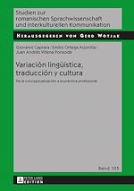 Télécharger le livre :  Variación lingueística, traducción y cultura