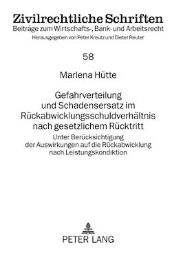 Télécharger le livre :  Gefahrverteilung und Schadensersatz im Rueckabwicklungsschuldverhaeltnis nach gesetzlichem Ruecktritt