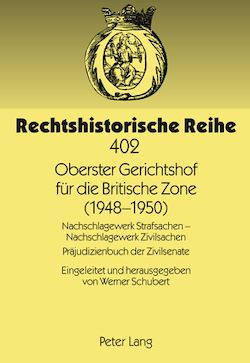 Télécharger le livre :  Oberster Gerichtshof fuer die Britische Zone (1948-1950)