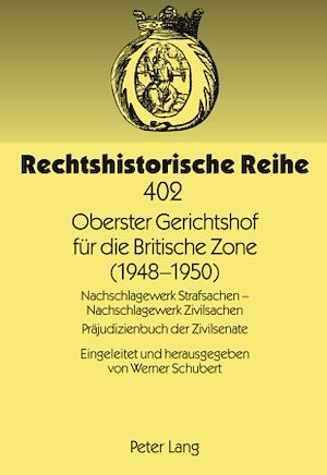 Téléchargez le livre :  Oberster Gerichtshof fuer die Britische Zone (1948-1950)