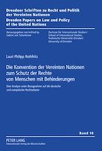 Télécharger le livre :  Die Konvention der Vereinten Nationen zum Schutz der Rechte von Menschen mit Behinderungen