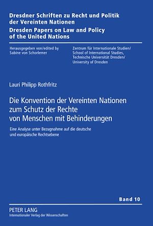Téléchargez le livre :  Die Konvention der Vereinten Nationen zum Schutz der Rechte von Menschen mit Behinderungen