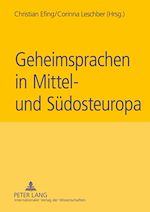 Télécharger le livre :  Geheimsprachen in Mittel- und Suedosteuropa