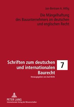 Télécharger le livre :  Die Maengelhaftung des Bauunternehmers im deutschen und englischen Recht