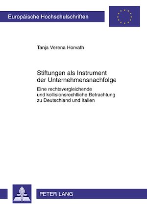 Téléchargez le livre :  Stiftungen als Instrument der Unternehmensnachfolge