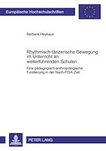 Télécharger le livre :  Rhythmisch-taenzerische Bewegung im Unterricht an weiterfuehrenden Schulen