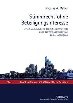 Télécharger le livre :  Stimmrecht ohne Beteiligungsinteresse