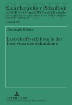 Télécharger le livre :  Lastschriftverfahren in der Insolvenz des Schuldners