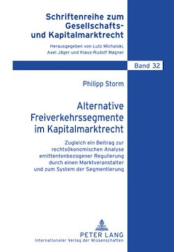 Télécharger le livre :  Alternative Freiverkehrssegmente im Kapitalmarktrecht