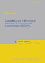 Download this eBook Uebersetzen und Interpretation