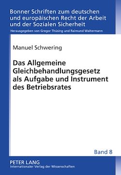 Télécharger le livre :  Das Allgemeine Gleichbehandlungsgesetz als Aufgabe und Instrument des Betriebsrates