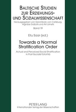 Télécharger le livre :  Towards a Normal Stratification Order