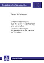 Télécharger le livre :  Unterrichtsstoerungen aus der Sicht von Lehrenden und Lernenden