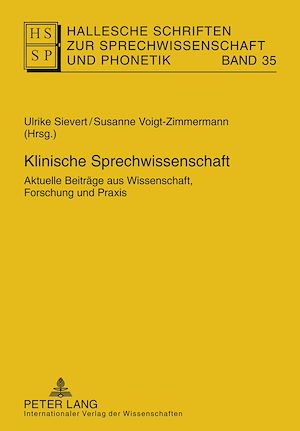 Téléchargez le livre :  Klinische Sprechwissenschaft
