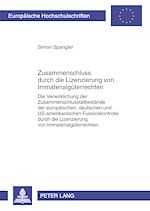 Télécharger le livre :  Zusammenschluss durch die Lizenzierung von Immaterialgueterrechten