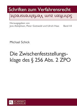 Téléchargez le livre :  Die Zwischenfeststellungsklage des § 256 Abs. 2 ZPO