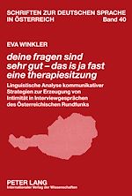 Télécharger le livre :  «deine fragen sind sehr gut – das is ja fast eine therapiesitzung»