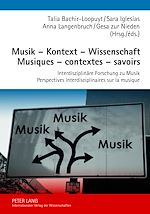 Télécharger le livre :  Musik – Kontext – Wissenschaft- Musiques – contextes – savoirs