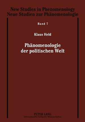 Téléchargez le livre :  Phaenomenologie der politischen Welt