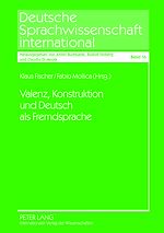 Télécharger le livre :  Valenz, Konstruktion und Deutsch als Fremdsprache