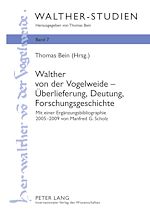Télécharger le livre :  Walther von der Vogelweide – Ueberlieferung, Deutung, Forschungsgeschichte