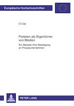 Download this eBook Parteien als Eigentuemer von Medien