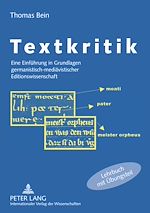 Télécharger le livre :  Textkritik