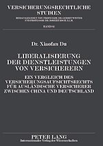 Télécharger le livre :  Liberalisierung der Dienstleistungen von Versicherern