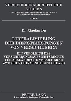 Télécharger le livre :  Liberalisierung der Dienstleistungen von Versicherern